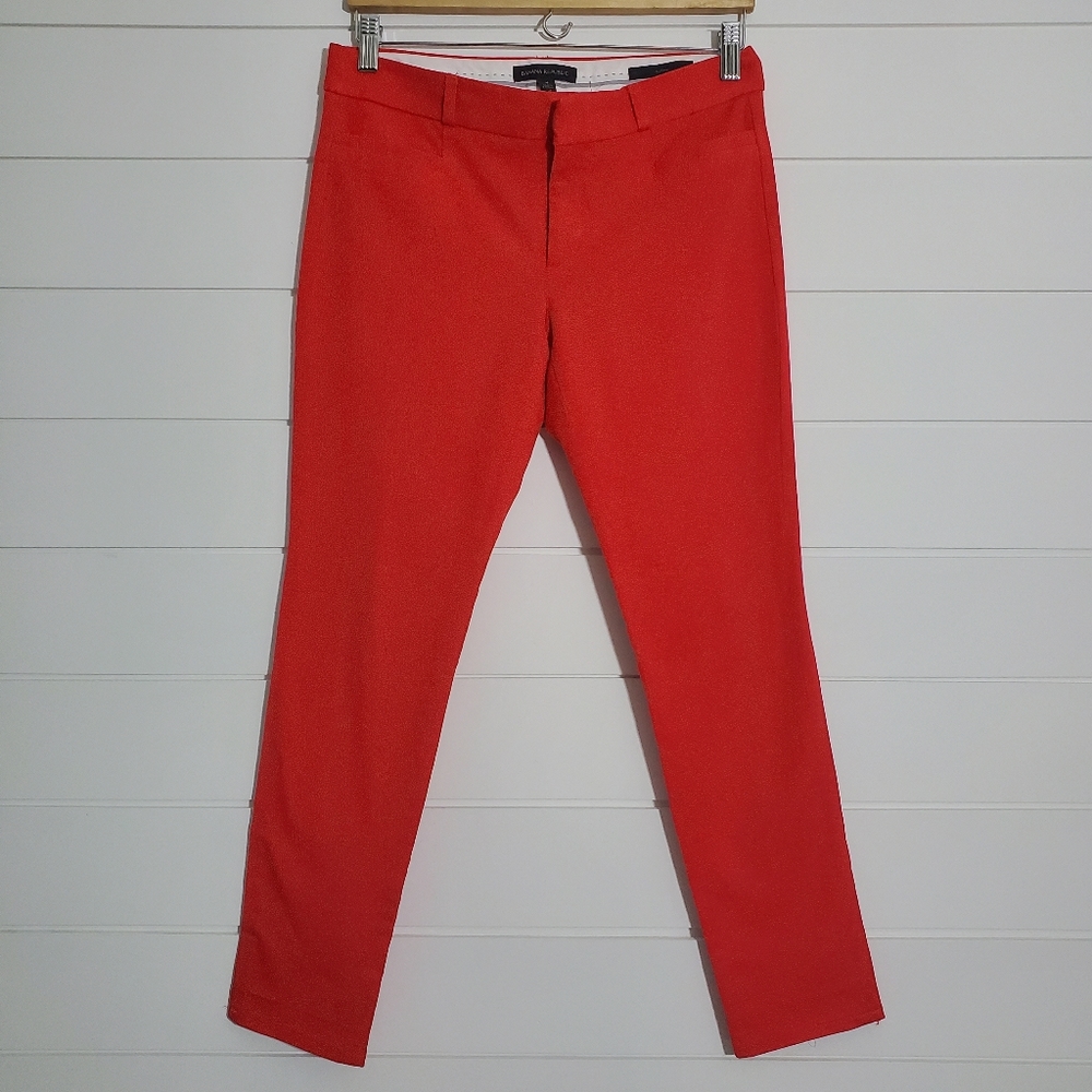 Banana Republic Red Skinny Dress Pants for Women
